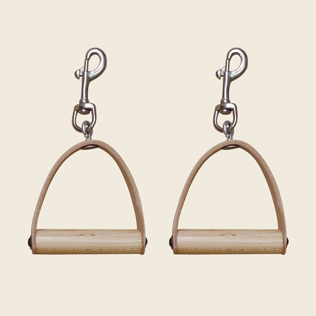 GRATZ PILATES LEATHER &amp; WOOD HANDLES
